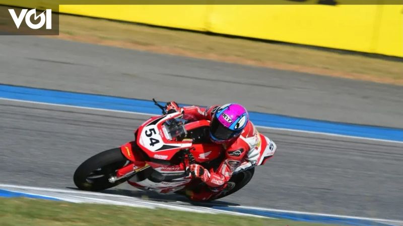 Semangat Pantang Menyerah Veda Ega pada Debut di Red Bull Rookies&nbsp;Cup