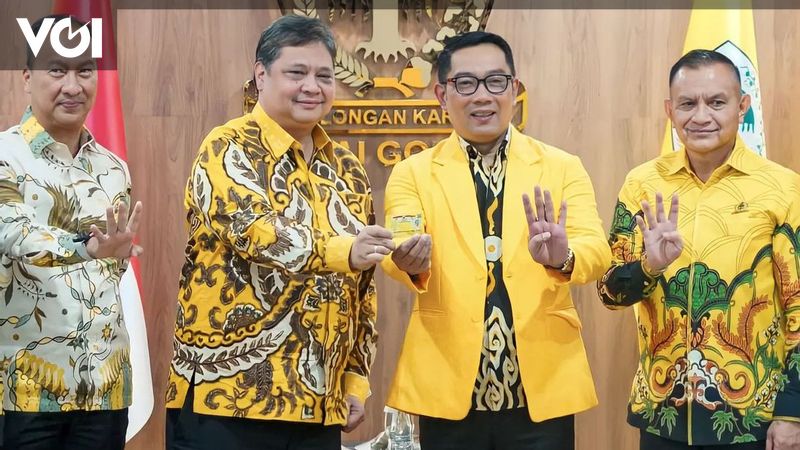 Hitung-hitungan Politik Golkar, Ridwan Kamil Lebih Didorong Maju Pilkada&nbsp;Jabar