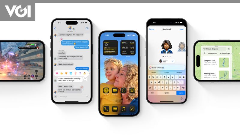iOS 18 Bisa Ubah Nama Aplikasi dan Widget di Layar Beranda