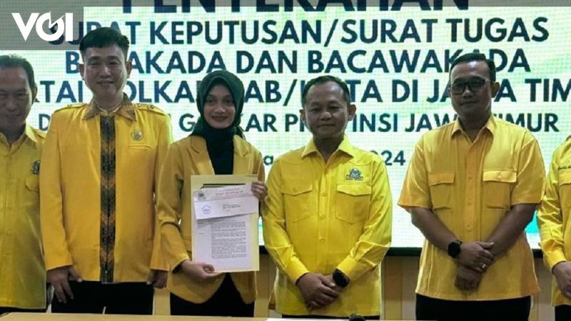 Vinanda Prameswati Direstui Golkar sebagai Calon Wali Kota&nbsp;Kediri