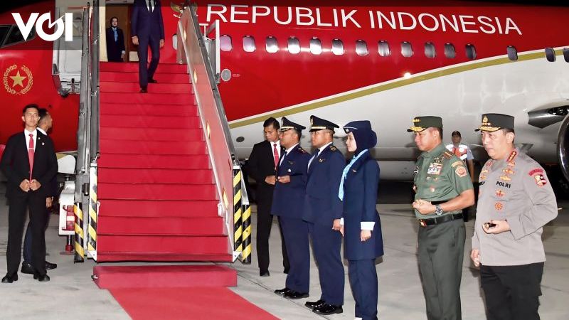 Kamis Pagi Tiba di Jakarta Usai Kunjungan Singkat ke Abu&nbsp;Dhabi