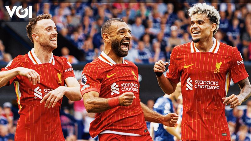 Debut Mengesankan Arne Slot, Liverpool Taklukkan&nbsp;Ipswich