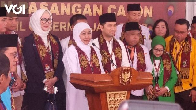 Pilkada Jatim, Berkas Pasangan Khofifah-Emil Lengkap dan Jalani Tes Kesehatan Kamis&nbsp;Pagi