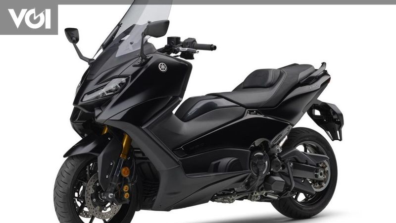 Yamaha TMAX Tech Max Dapat Sentuhan Warna Baru, Tampilan Semakin Garang