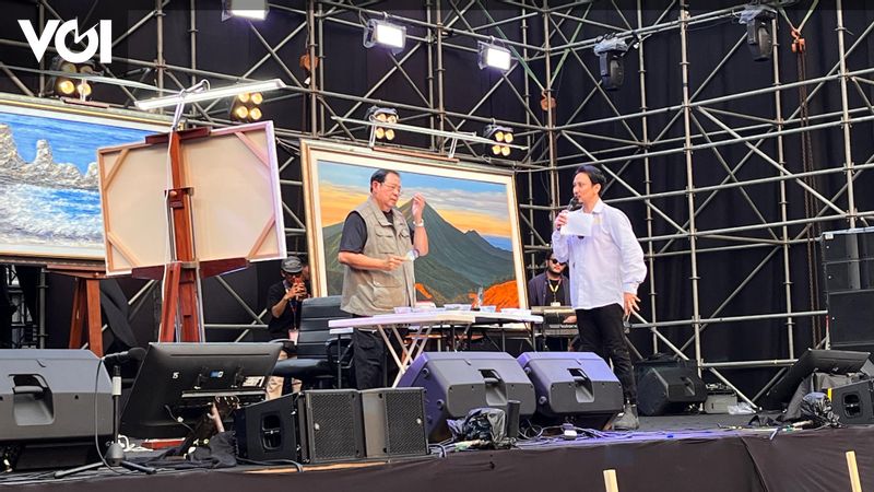 SBY Mengungkap Caranya Belajar Melukis di Pestapora 2024