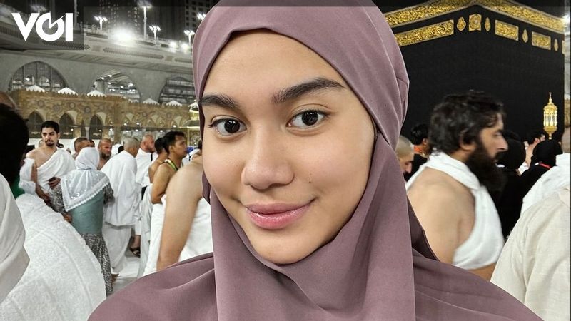 Usai Ricuh Kasus di Medsos, Azizah Salsha Healing ke Tanah Suci