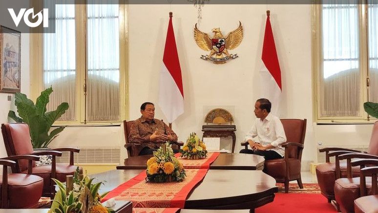 Hampir Setahun Tak Bertemu, Presiden Jokowi Terima Kunjungan SBY di&nbsp;Istana